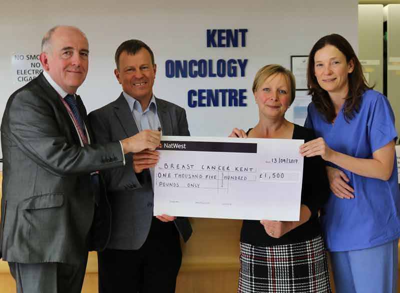 Hospital supports breast cancer charity