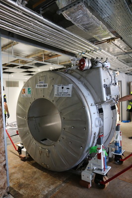 MRI scanner arrival