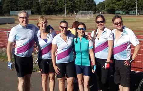 Hospital staff finish charity bike ride