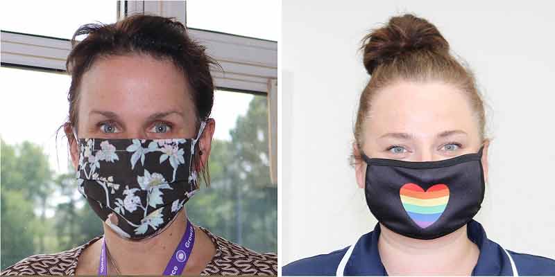 Wear a bright and cheery face covering