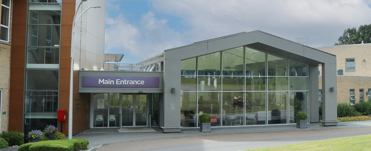 Front entrance to Benenden Hospital