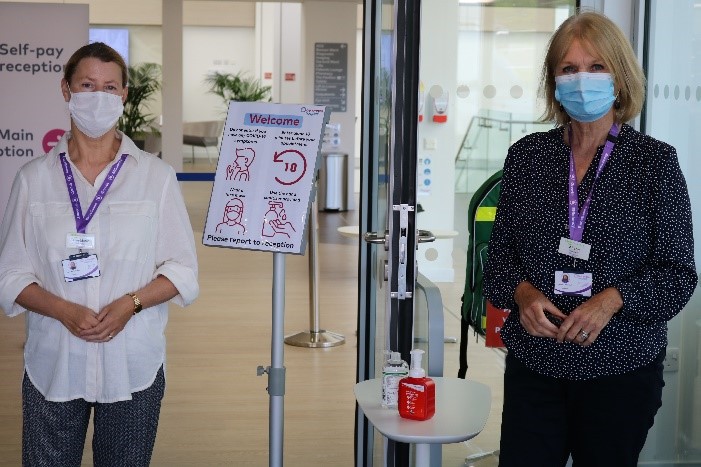 Volunteers at Benenden Hospital