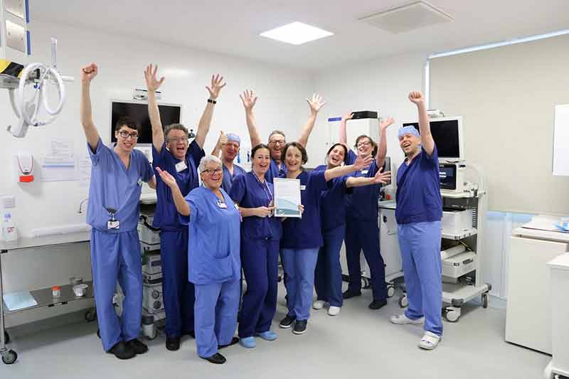 JAG reaccreditation for Benenden Hospital's endoscopy unit