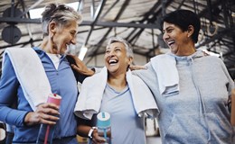 Sports, fitness and health with senior women for training, support and motivation.