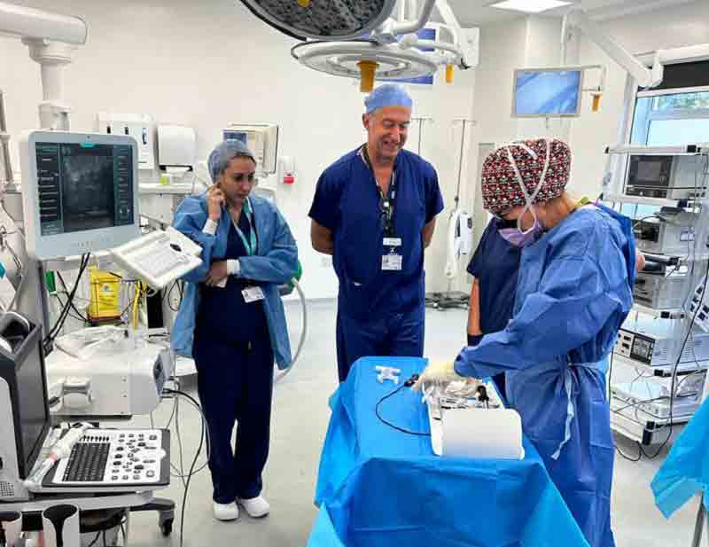 Operating Department Practitioners watch a procedure