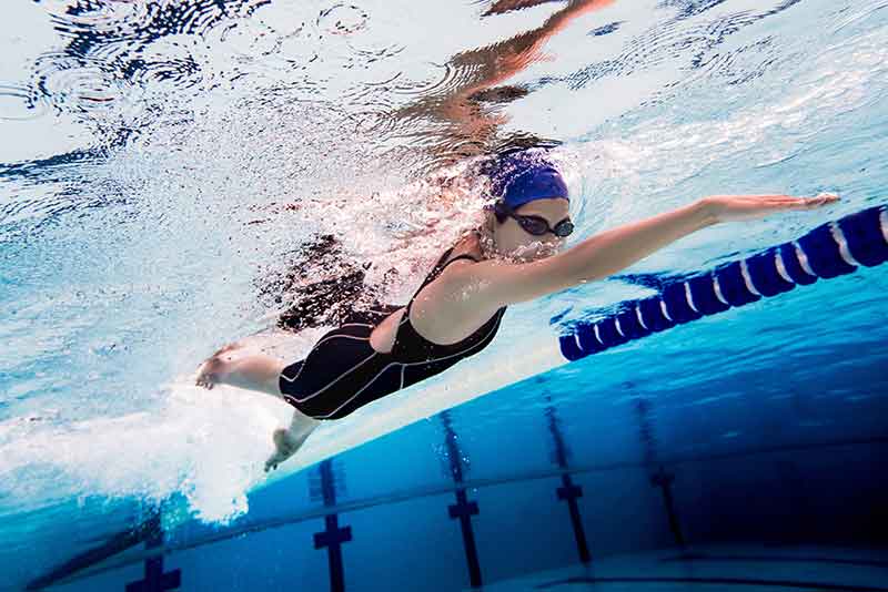 Female swimmer