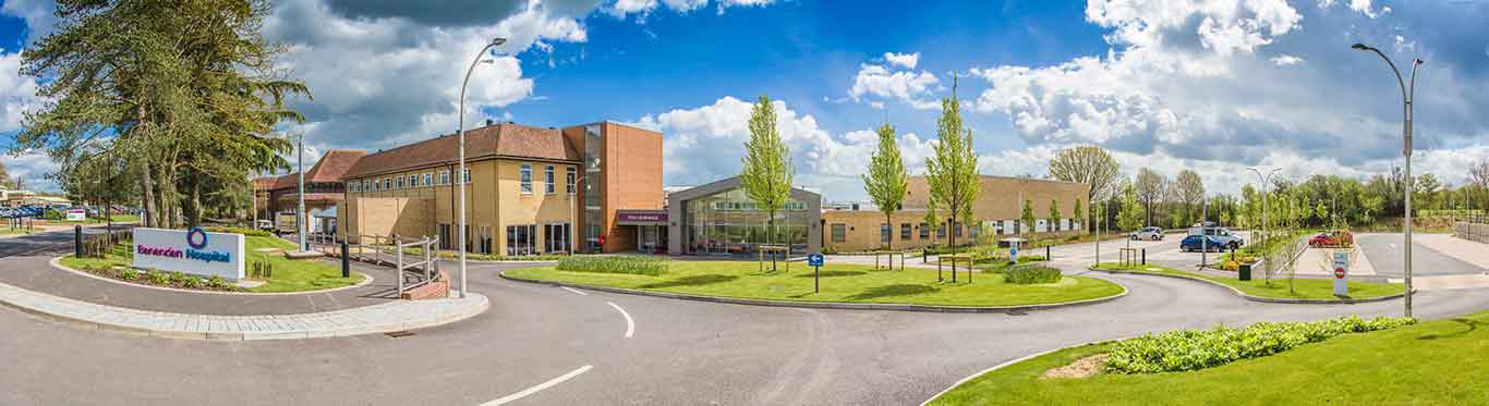 Front view of Benenden Hospital