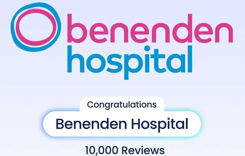 Logo: Benenden Hospital 10,000 Doctify reviews 