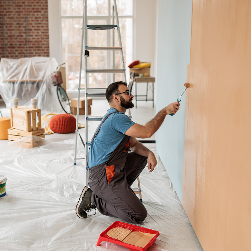 Male painter and decorator 