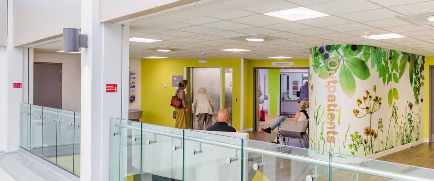 Outpatient department at Benenden Hospital